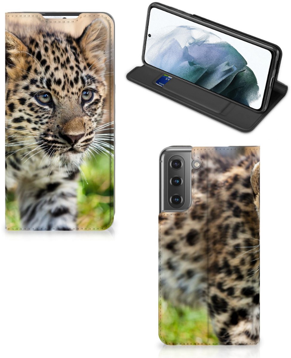 Samsung Galaxy S21 FE Hoesje maken Baby Luipaard
