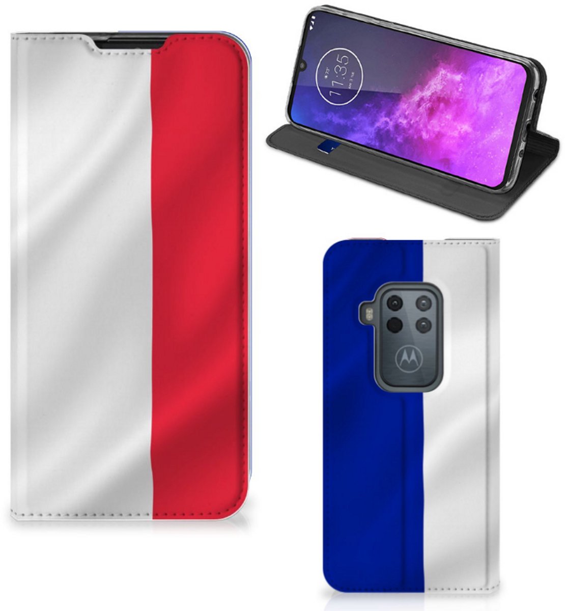 Motorola One Zoom Standcase Frankrijk