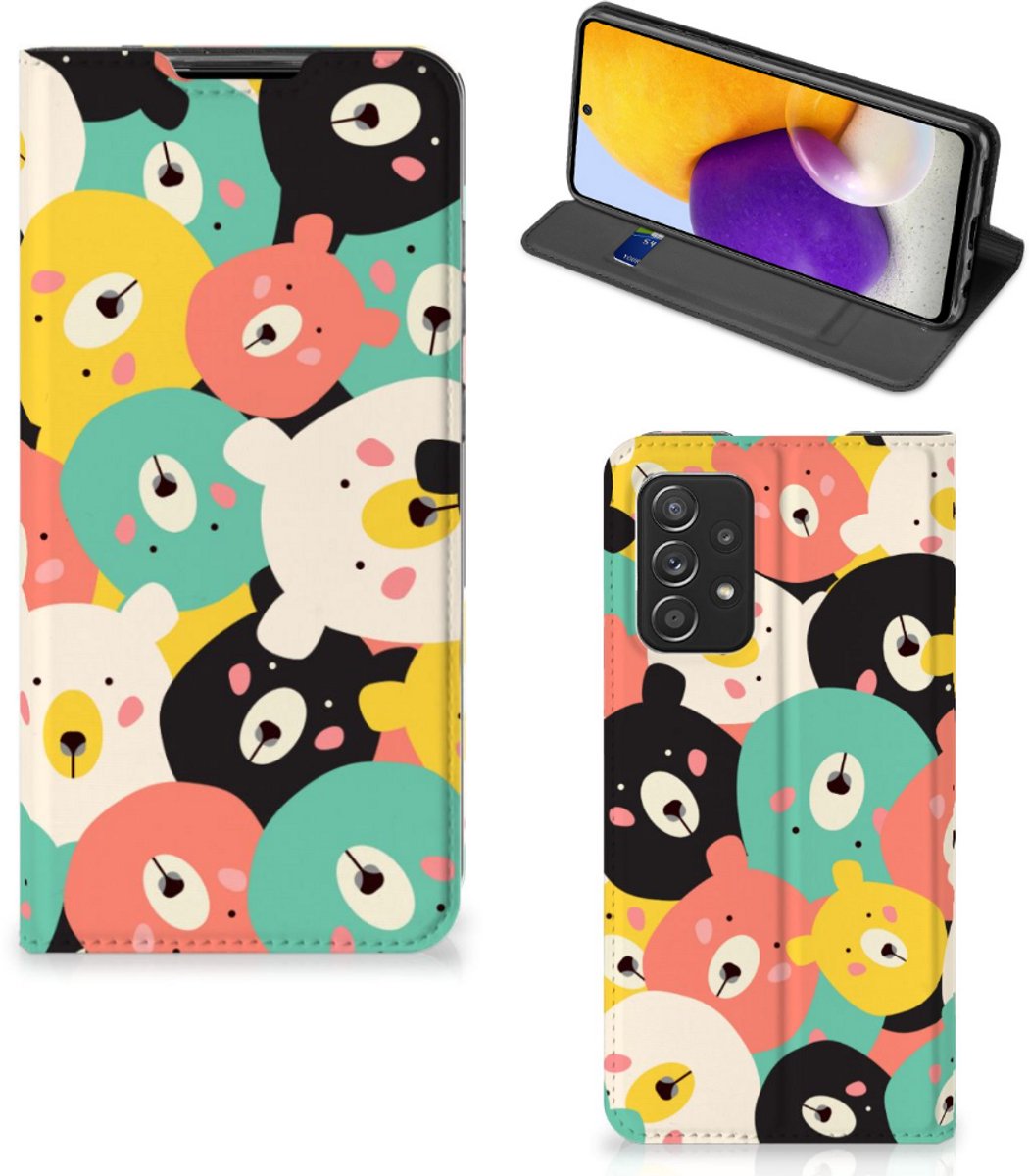 Samsung Galaxy A72 (5G/4G) Magnet Case Bears