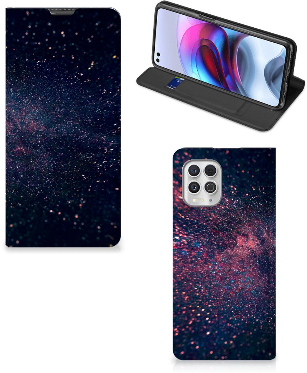 Motorola Moto G100 Stand Case Stars