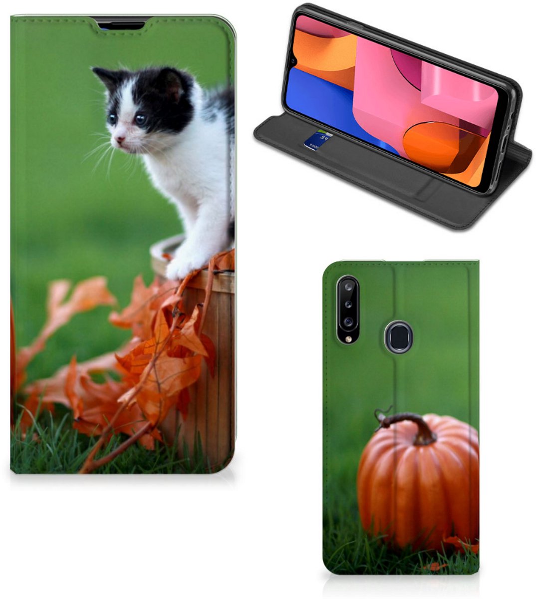 Samsung Galaxy A20s Hoesje maken Kitten