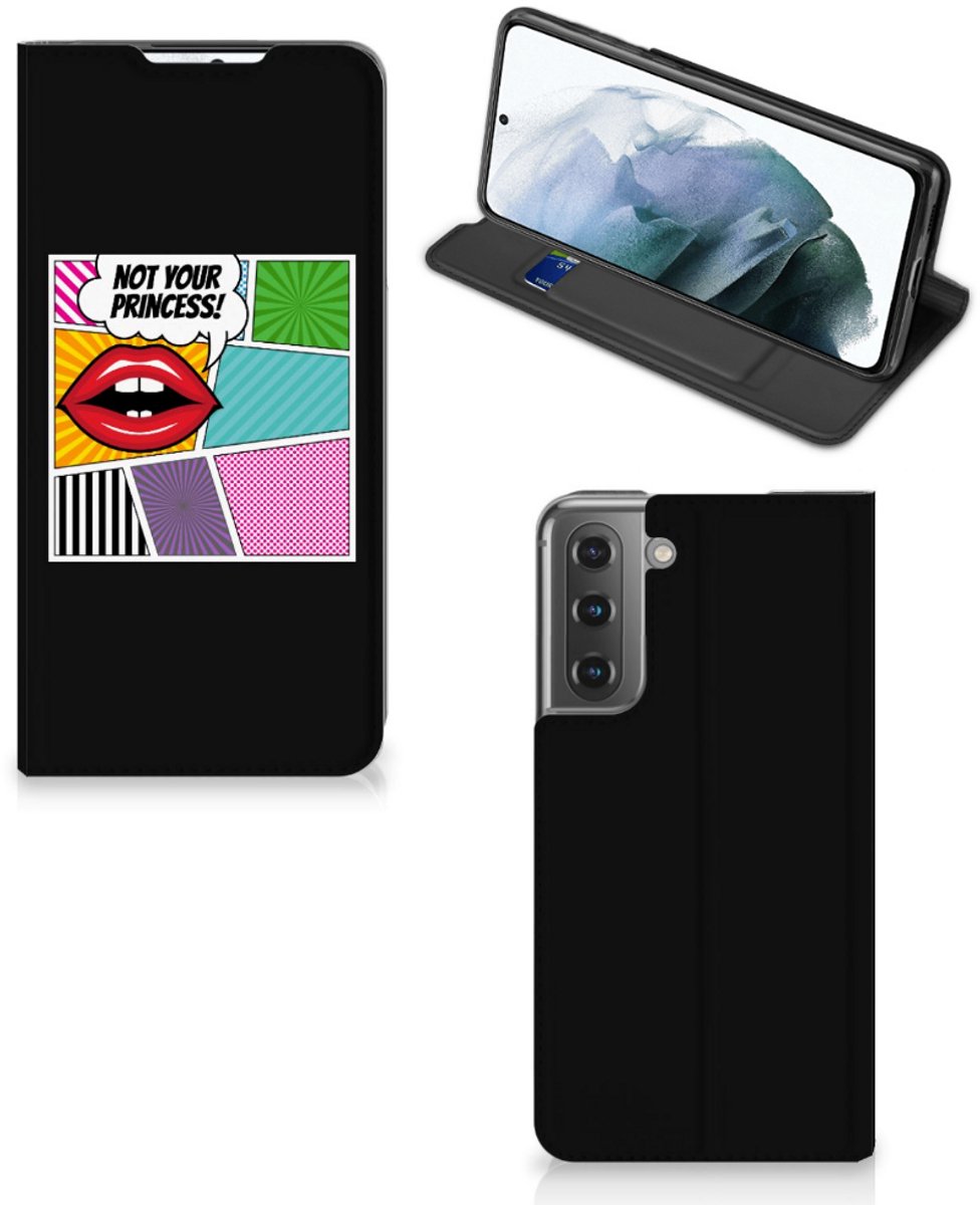 Samsung Galaxy S21 FE Hippe Standcase Popart Princess