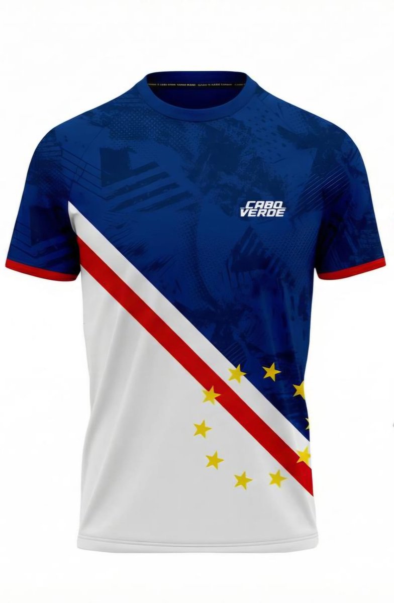 Trinewear T-shirt Cabo Verde “Azuis Classic” – Kaapverdië geïnspireerd – unisex – blauw S