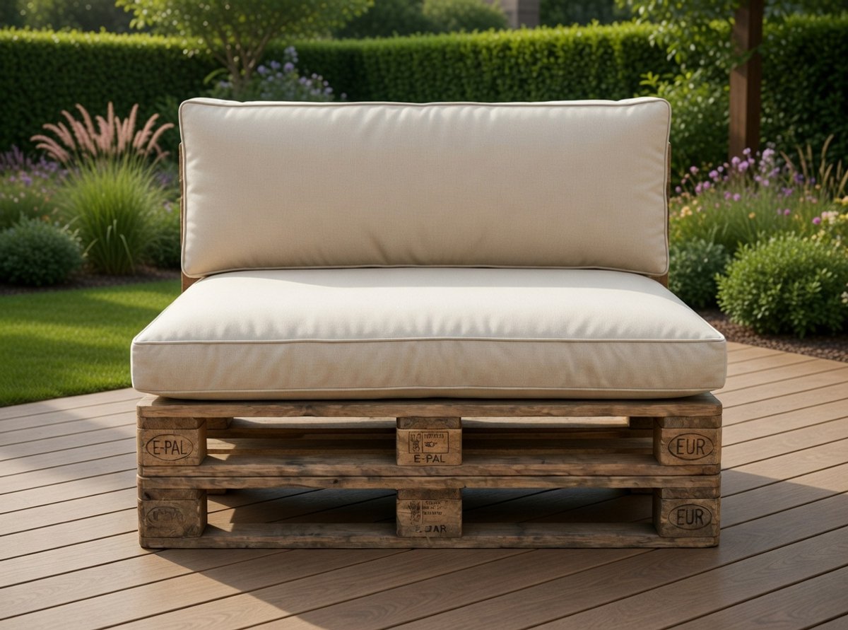 Luxe Bank – Crème – 120x40 cm – Industrohome