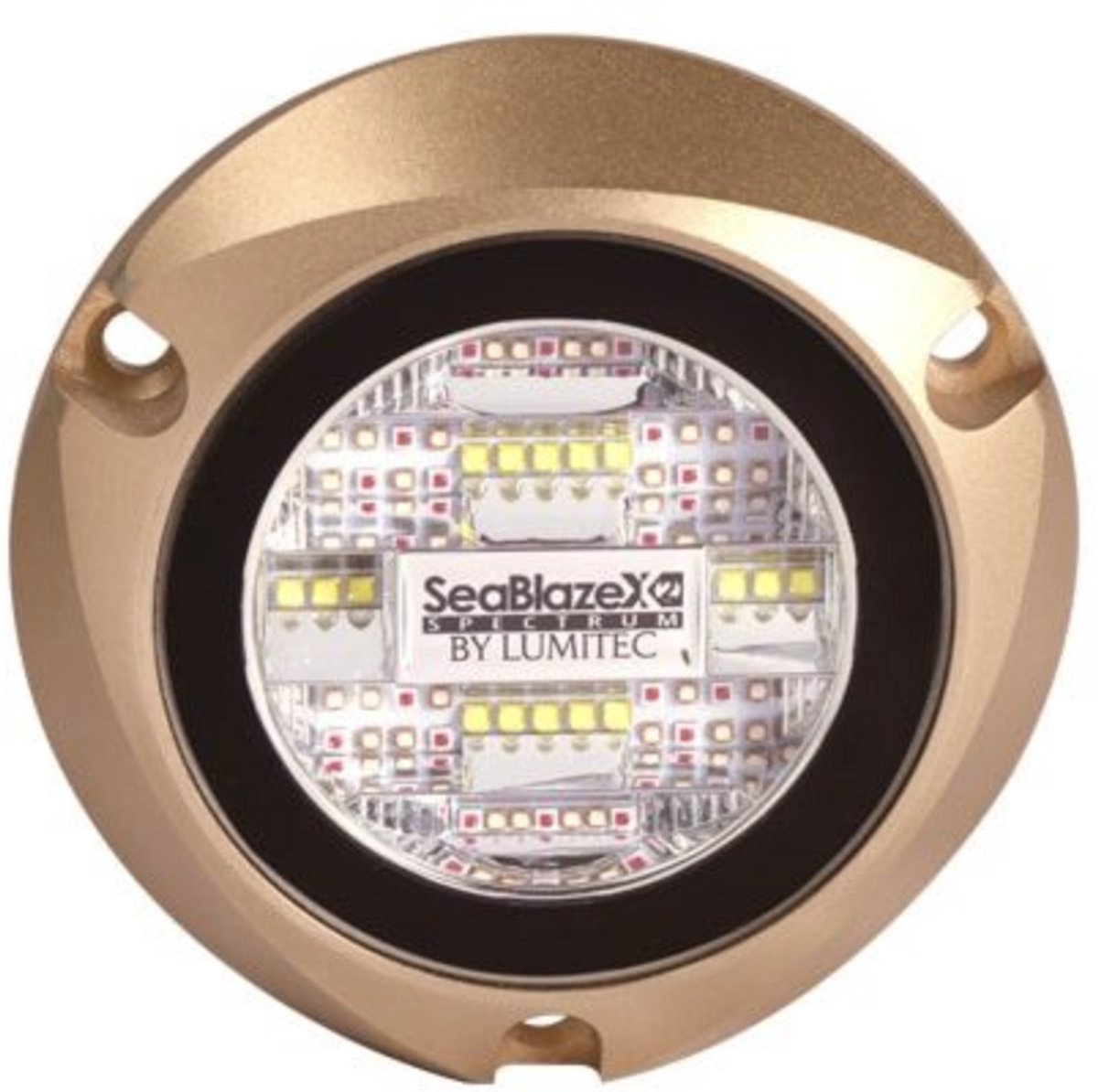 Lumitec SeaBlaze X2 Bronze Spectrum RGBW Onderwaterverlichting Thru-Hull | 101515