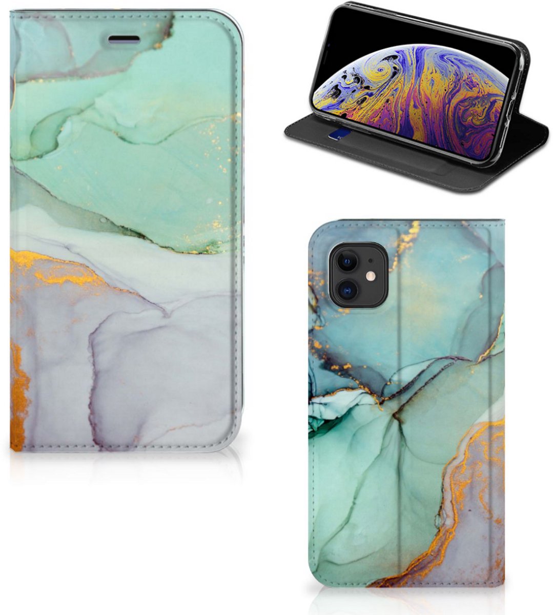 Bookcase voor Apple iPhone 11 Watercolor Mix