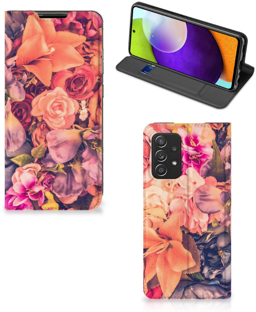 Samsung Galaxy A52 Smart Cover Bosje Bloemen