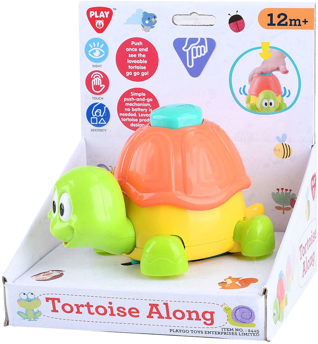 Play Schildpad speelgoed - Lopende schildpad voor peuters - kleurrijk en educatief.