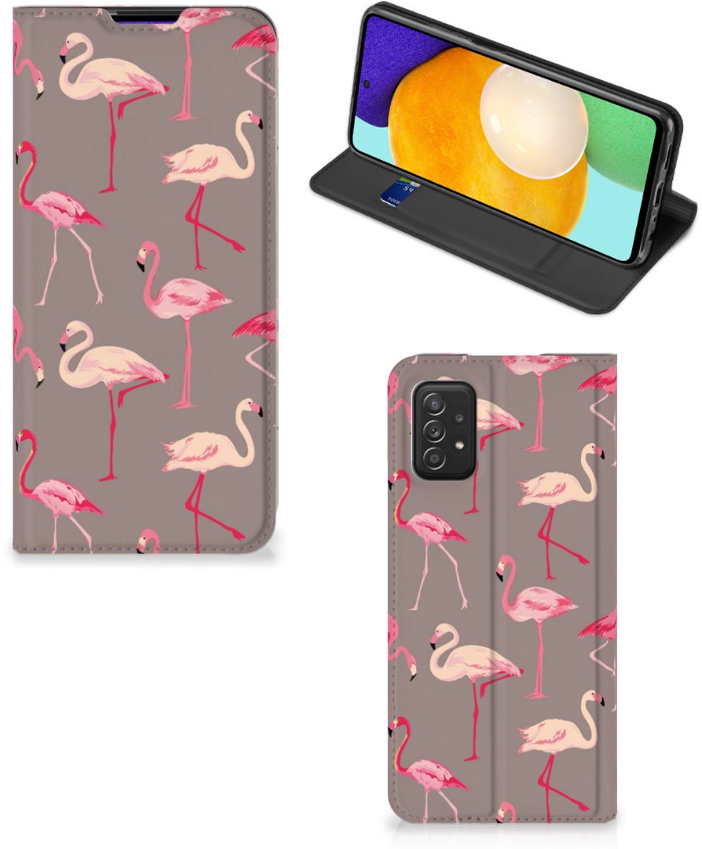 Samsung Galaxy A03s Hoesje maken Flamingo