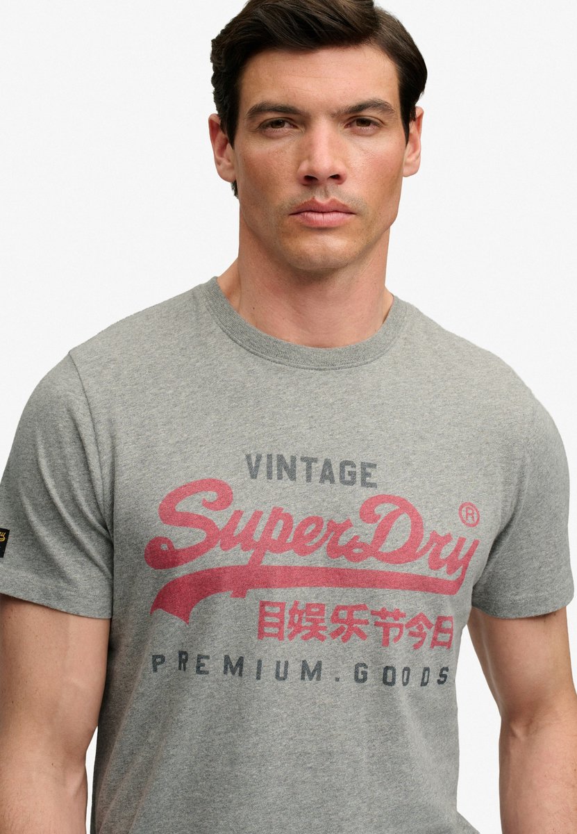 Superdry Vintage Logo Heritage Relaxed T-shirt Heren T-shirts Grijs