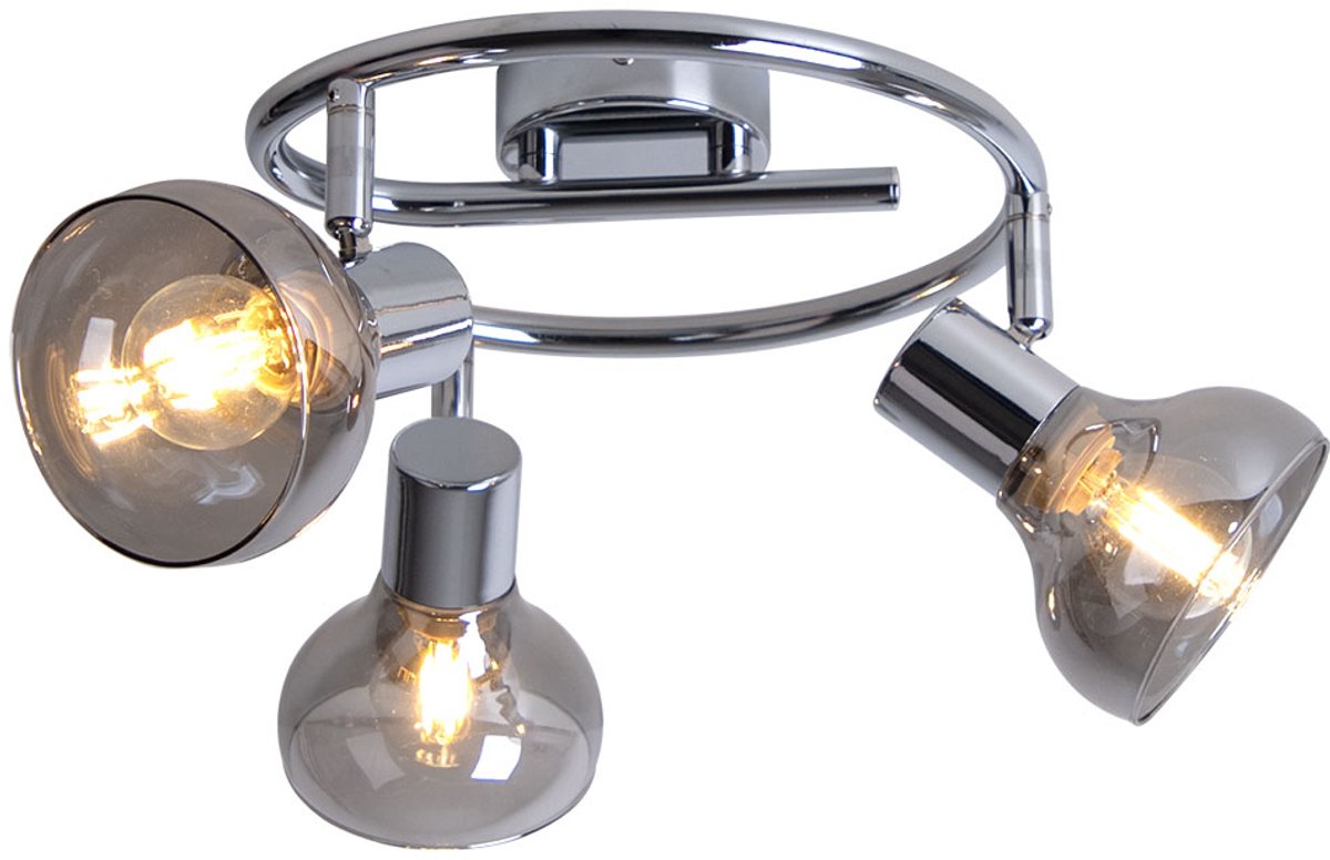 Plafondlamp eetkamerlamp plafondlamp woonkamerlamp keukenlamp, spots beweegbaar 3 vlammen,