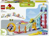 LEGO® DUPLO® Stad 3-in-1 Creatieve Hellingen met Voertuigen - Leerzaam Speelgoed voor Kinderen Vanaf 3 Jaar - Cadeautip voor Peuters - 10478