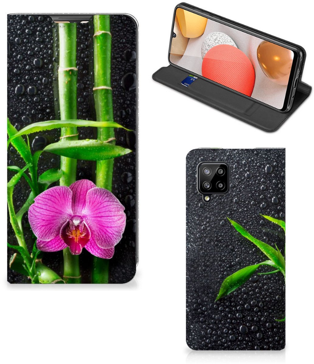 Samsung Galaxy A42 Smart Cover Orchidee