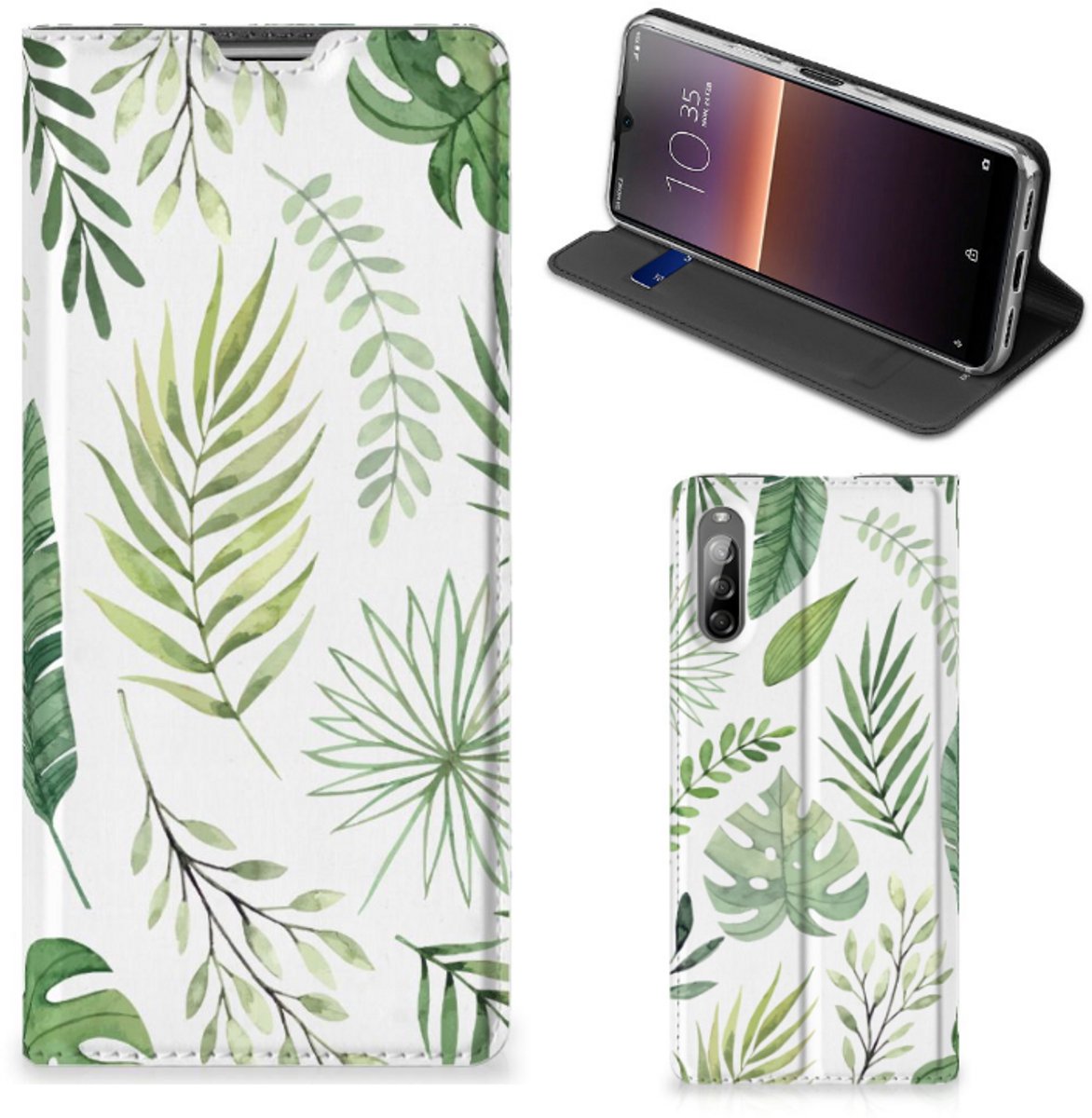 Sony Xperia L4 Smart Cover Leaves