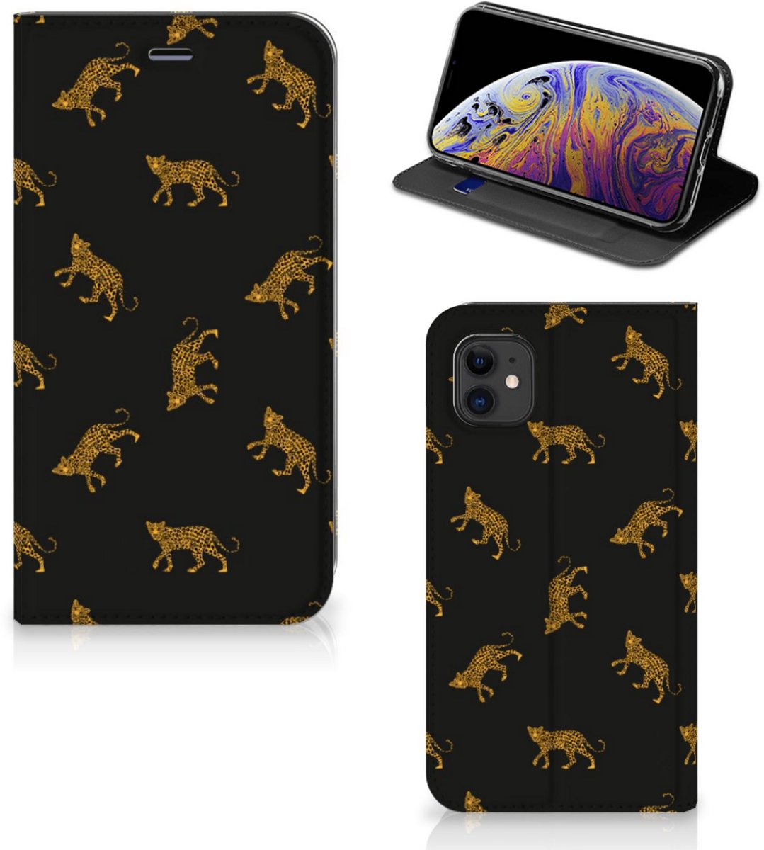 Hoesje maken voor Apple iPhone 11 Leopards