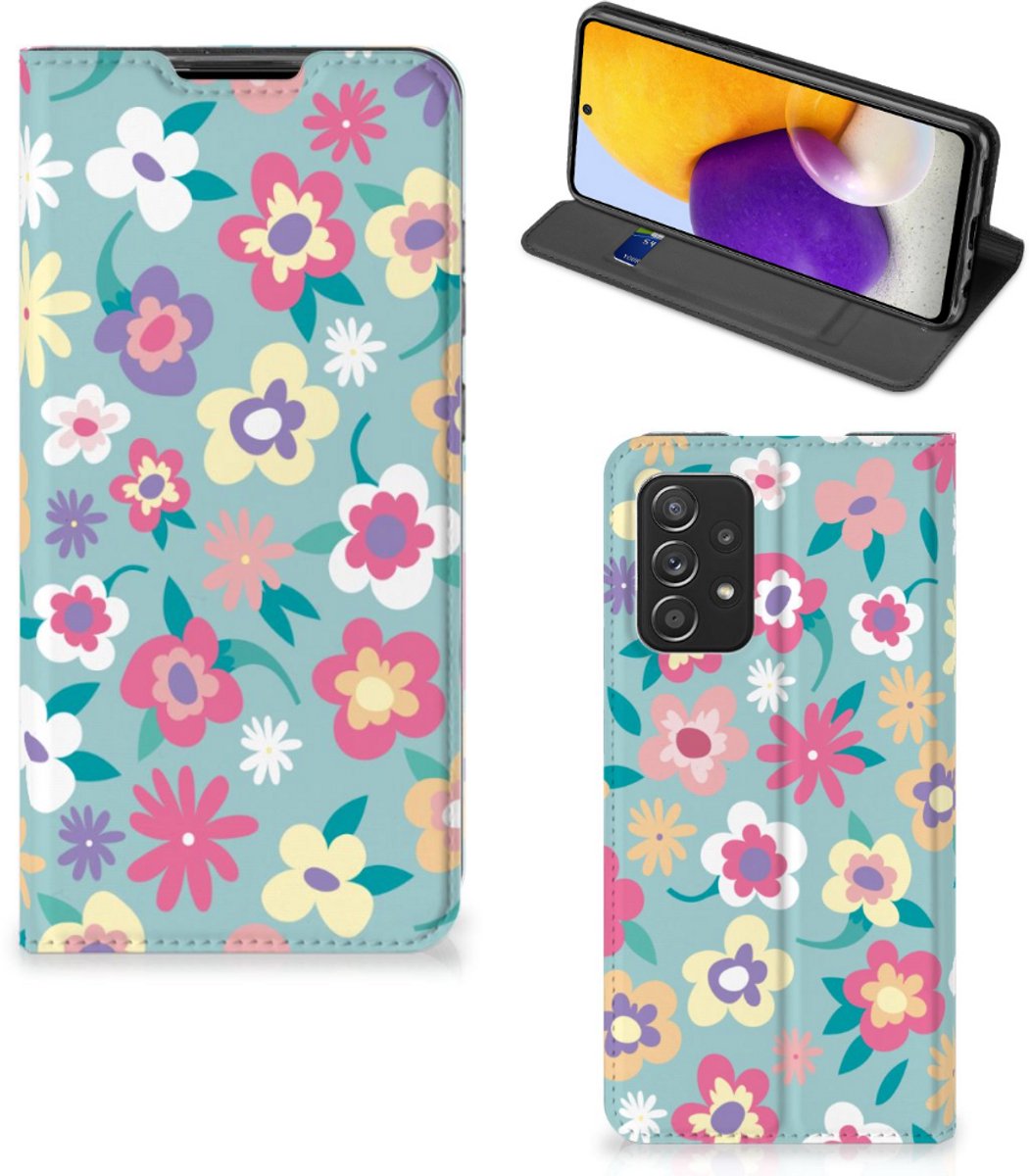 Samsung Galaxy A72 (5G/4G) Smart Cover Flower Power