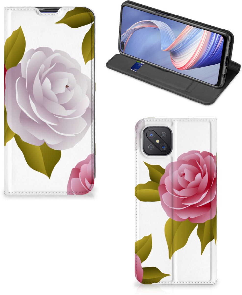 OPPO Reno4 Z 5G Smart Cover Roses