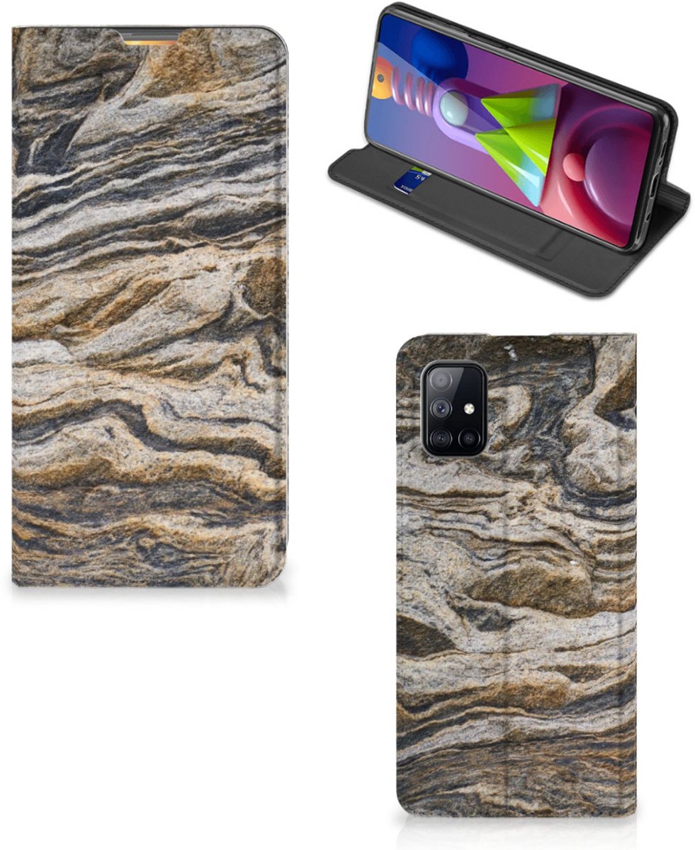 Samsung Galaxy M51 Standcase Steen