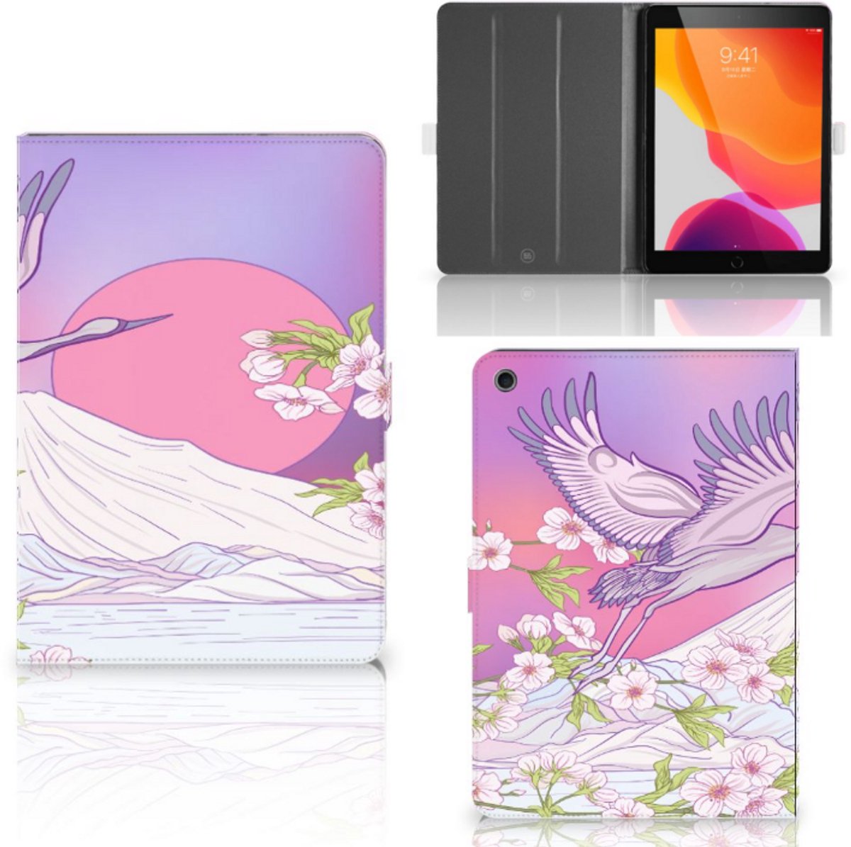 iPad 10.2 2019 | iPad 10.2 2020 | 10.2 2021 Flip Case Bird Flying