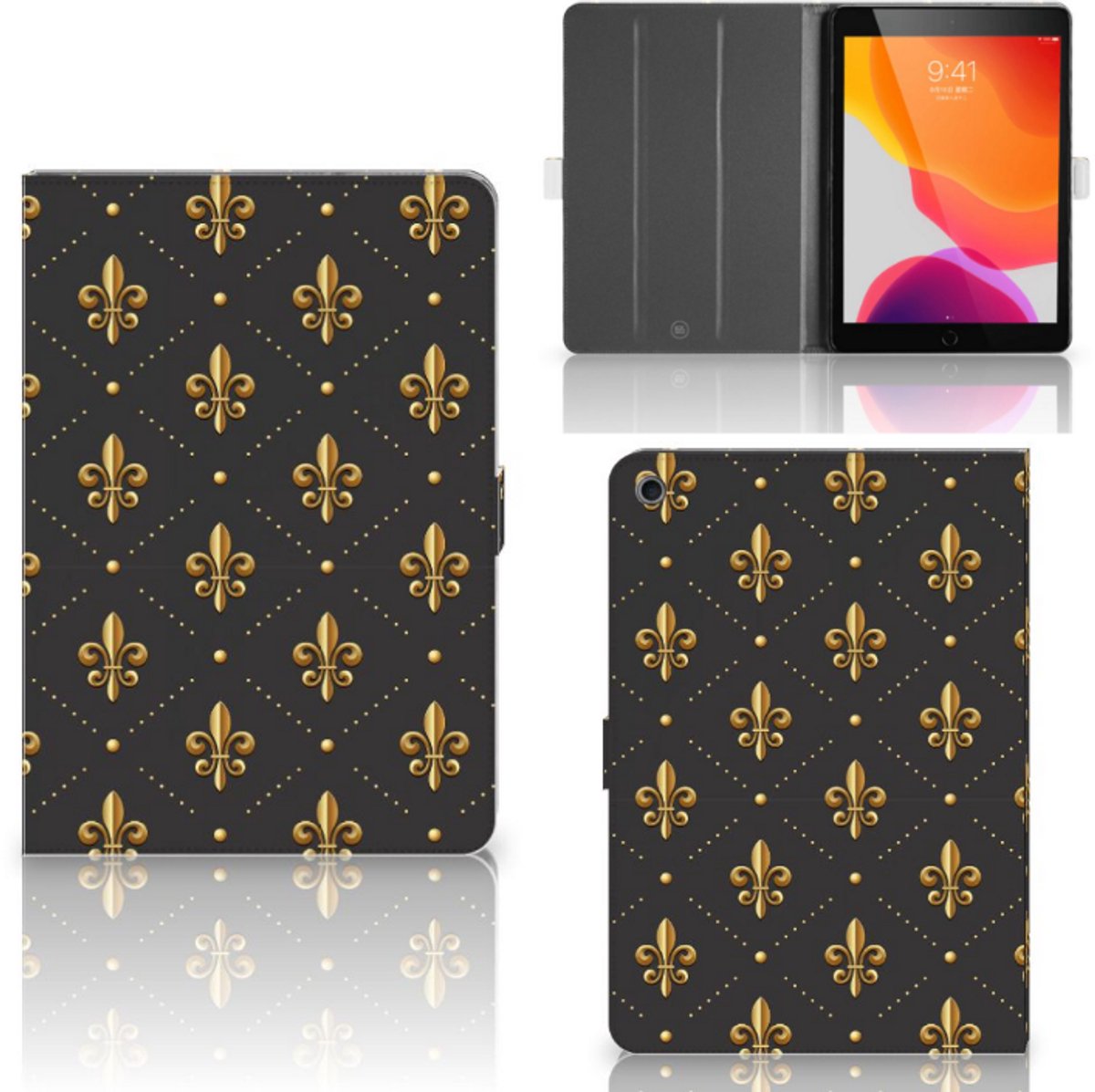 iPad 10.2 2019 | iPad 10.2 2020 | 10.2 2021 Tablet Hoes Franse Lelie