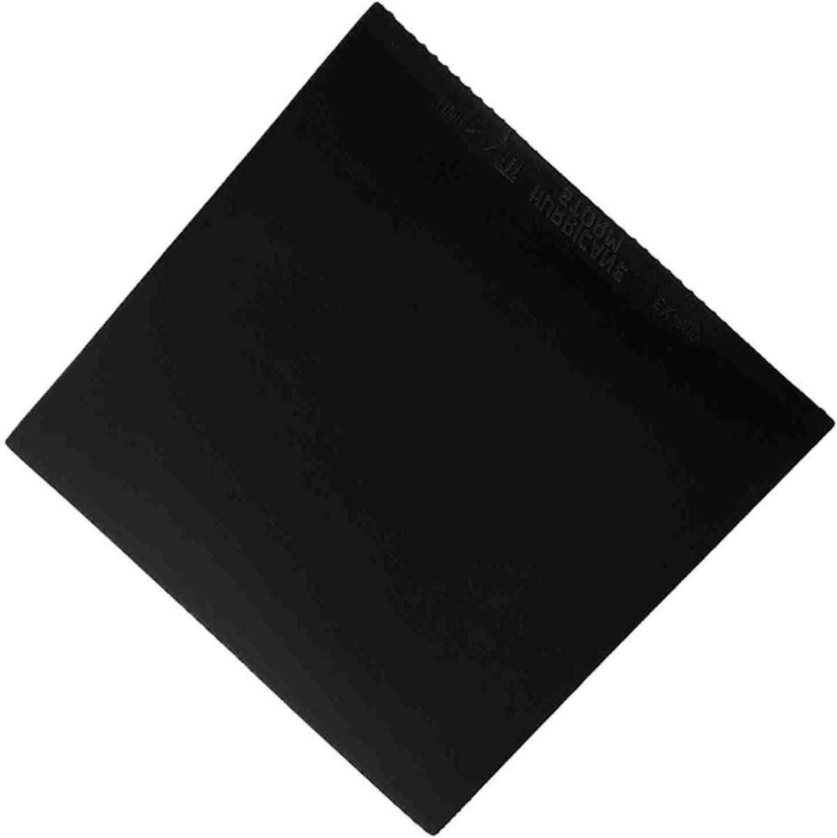 Tafeltennisrubber - Pong Racket - Wedstrijd Spelen - Verbeterde Balrotatie - 17x17 cm - Zwart