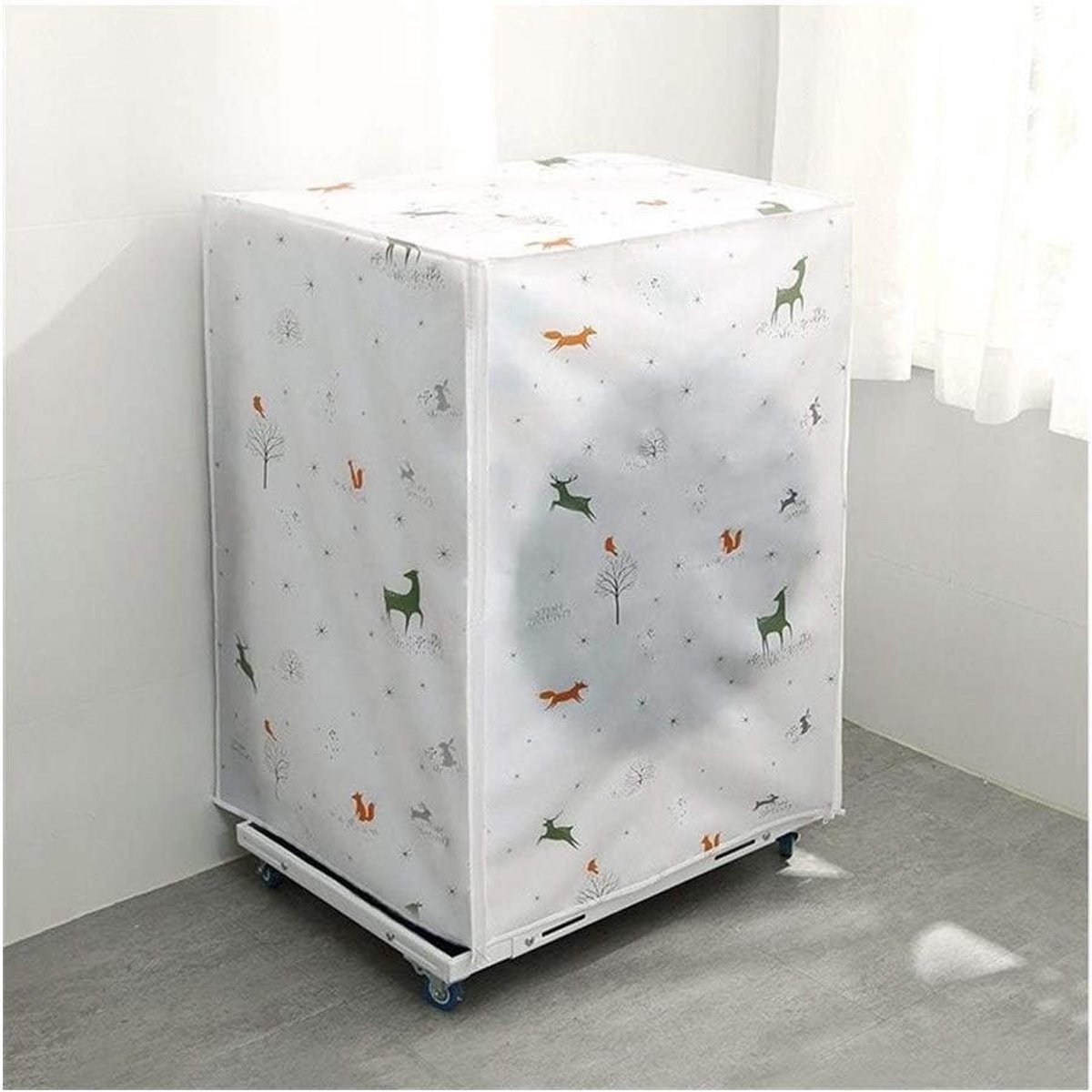 Wascover Wasmachinedeksel Apparaat Beschermen Waterdicht 62x56x83cm Dierenprint
