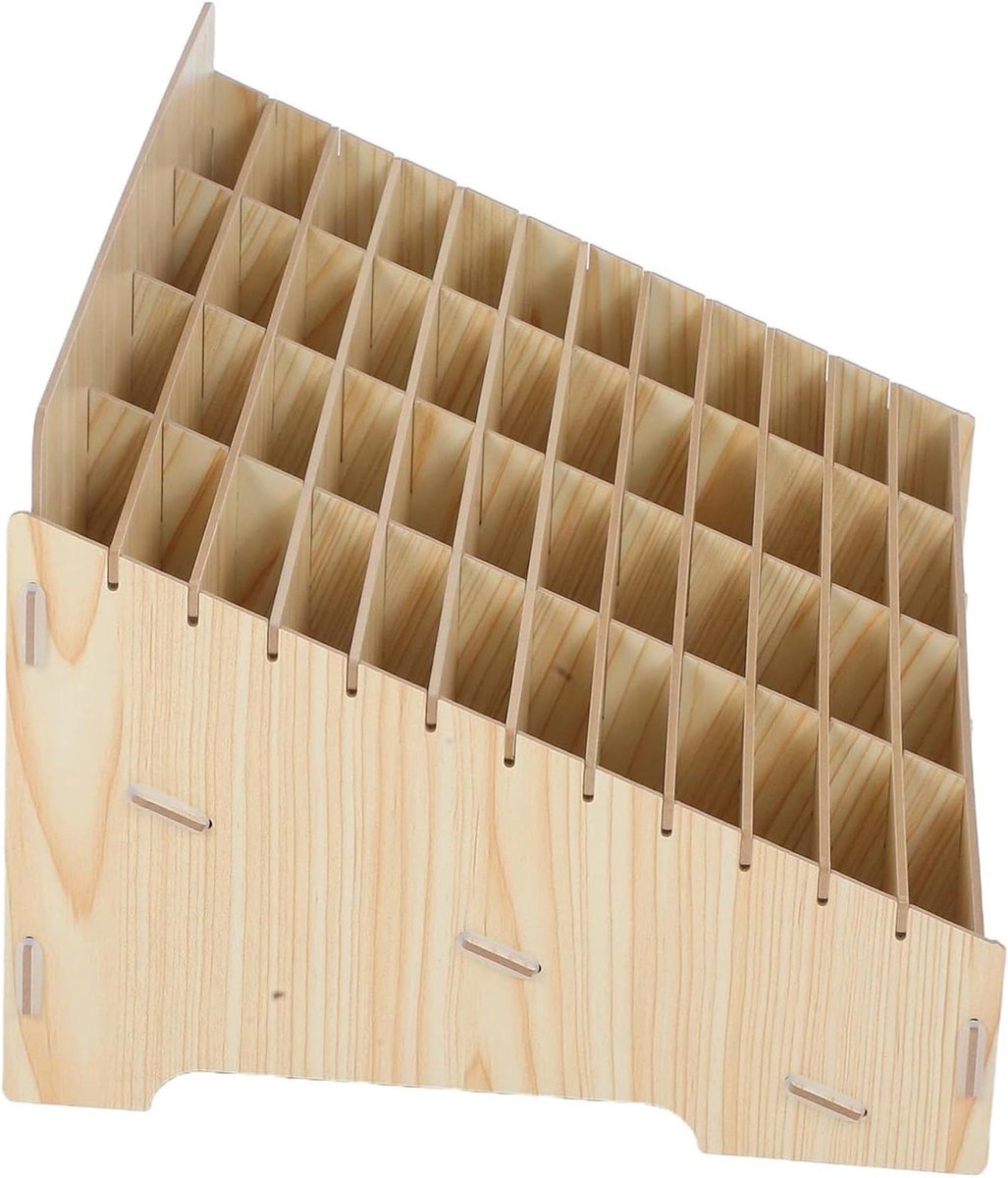 Telefoon Organizer - Bureau Opberger - Efficiënt Beheer - Multigrid Vakken - 415 cm - Beige