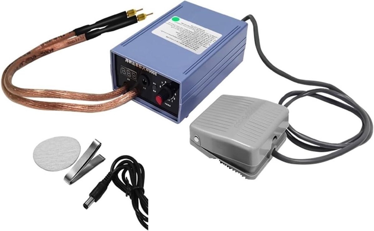 Mini Puntlasmachine - Batterij Lasapparaat - DIY Batterij Reparatie - Verstelbare Stroom - 5000W - Zwart