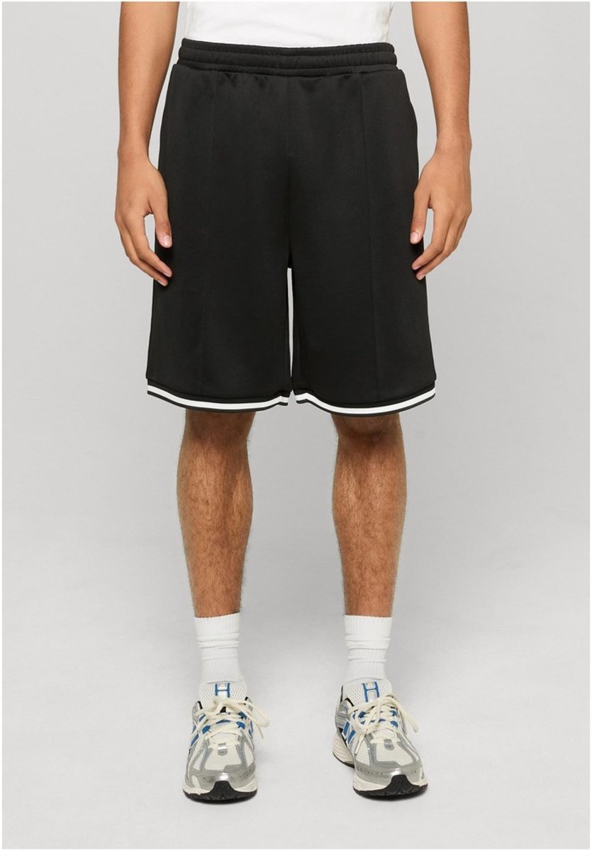 Urban Classics Interlock Pintuck Baseball Korte broek Zwart