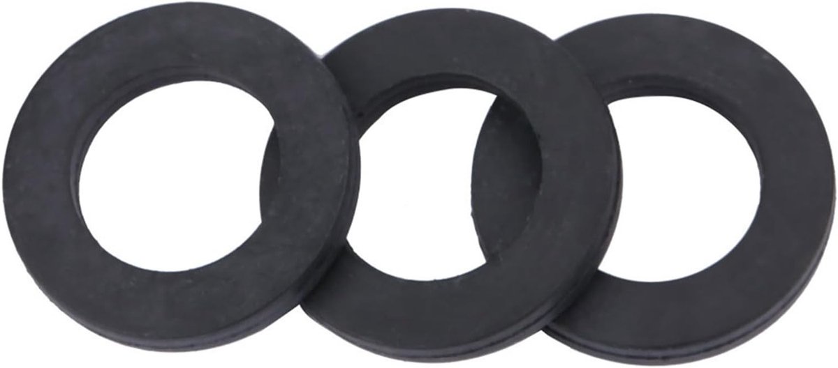 12 Stuks Rubber Washers voor Waterkranen, Waterdichte Rubberafdichtingen voor Kranen en Douchekoppen (16 * 25mm)