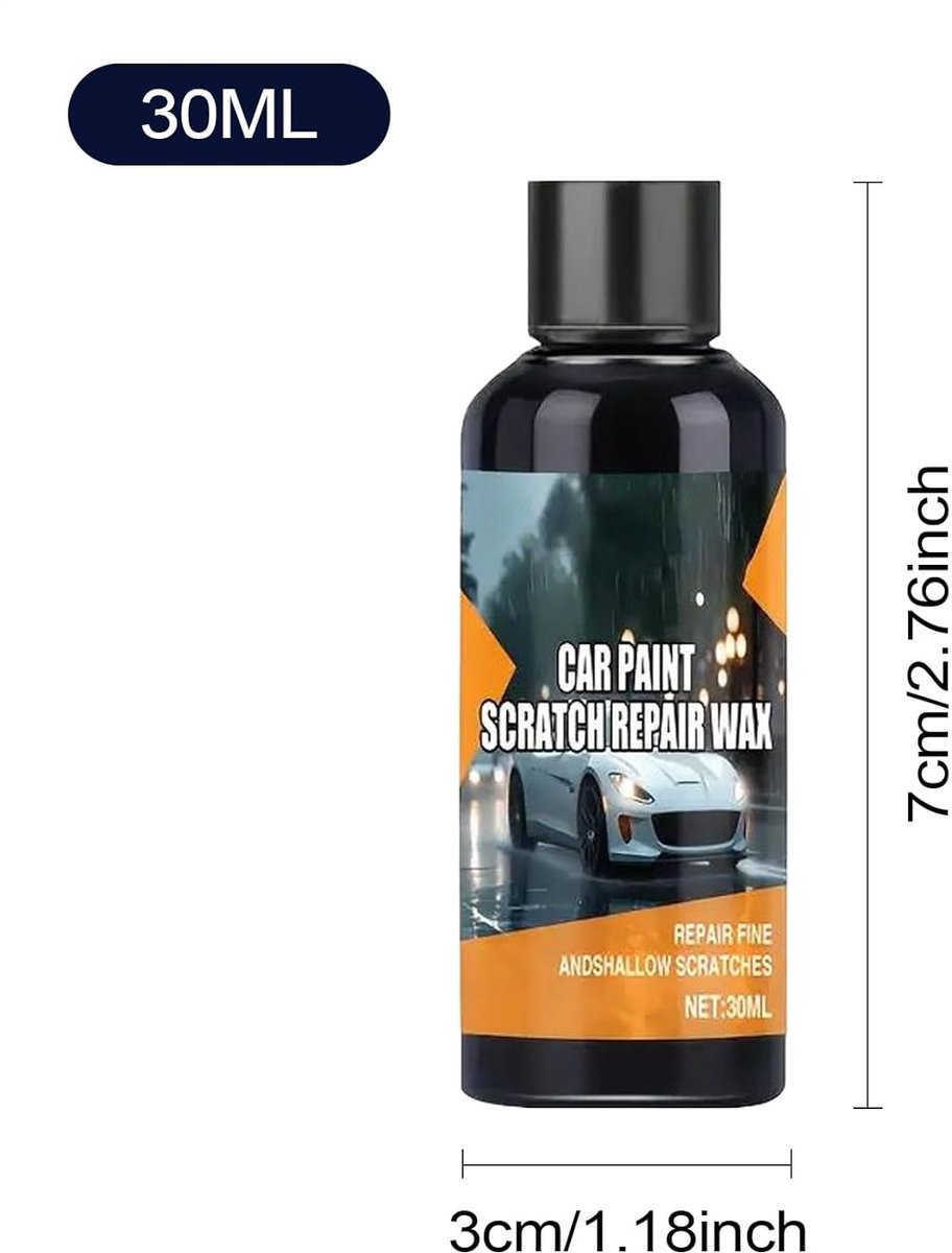 Krassenverwijderaar Auto - Lak Reparatie - Voertuig Herstellen - Universeel Kleurgebruik - 30 ml - Universeel – foto 5