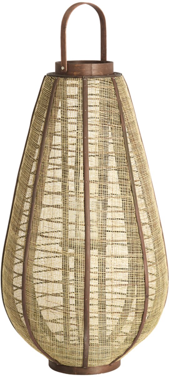 Light & Living Windlicht LINOA - Bruin - 37x37x69.5 cm