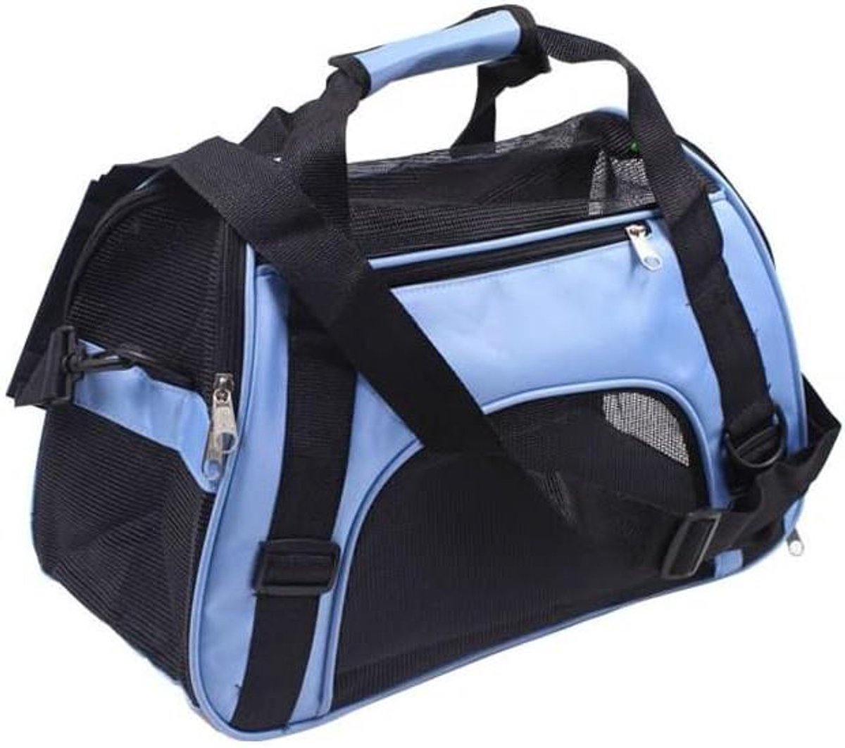 Huisdier Rugzak - Draagtas Hond Kat - Reizen met Dieren - Ventilatie Rooster - Tot 7kg - Blauw