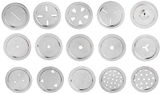 Pastamachine Pers - Deegmaker - Verse Pasta Maken - Handmatige Bediening - 699 Gram - Zilver — afbeelding 2
