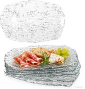 Set van 6 St. Tropez-glazen serveerschalen, rechthoekig, 34,0 x 23,0 cm - 5410040