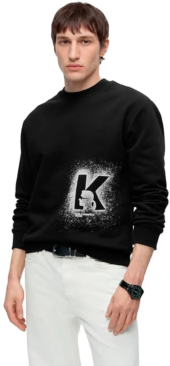 Karl Lagerfeld Jeans B3m20001 Sweatshirt Zwart S Man