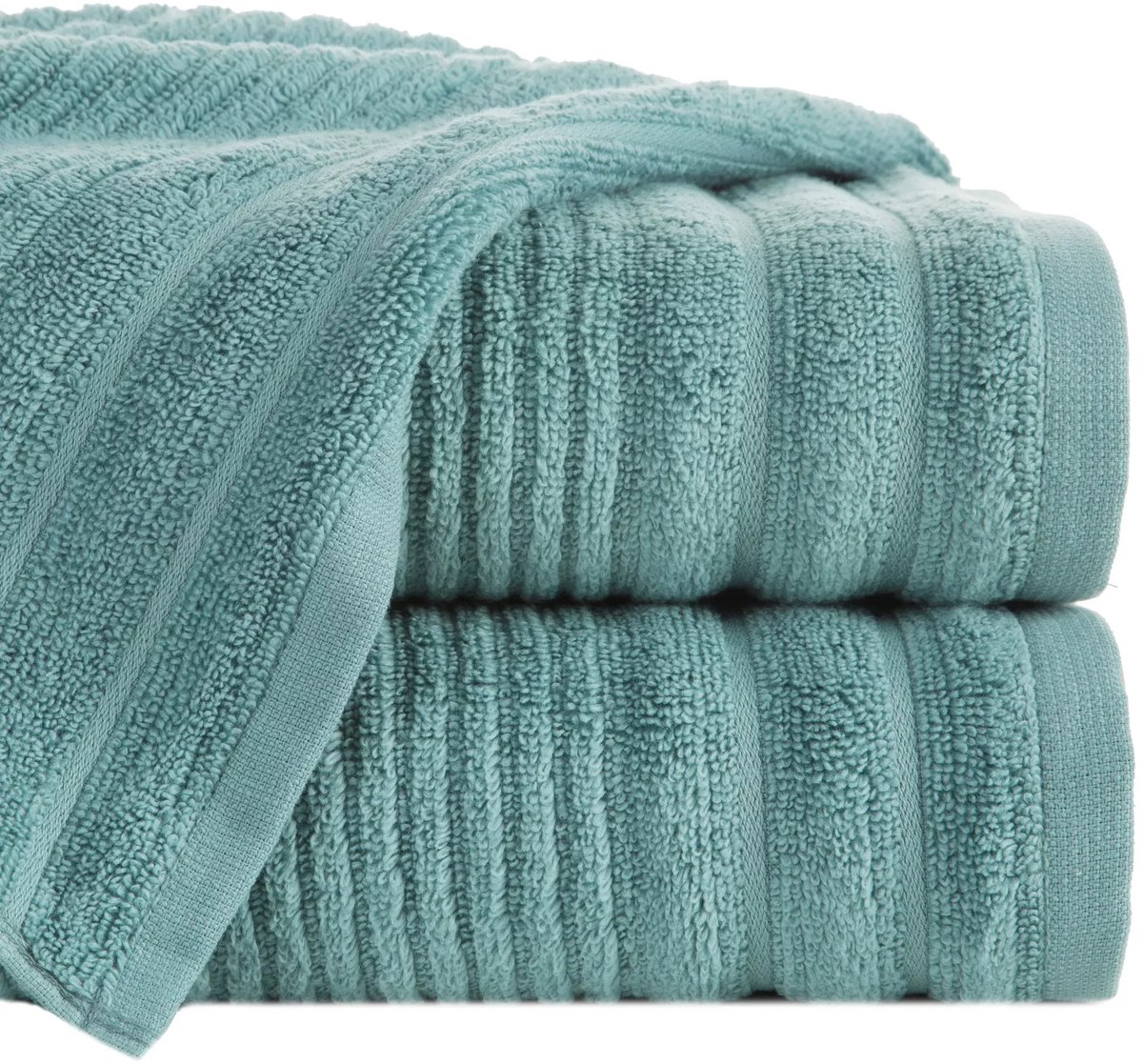 Zachte Katoenen Badhanddoek Mintgroen 50x90 cm - Hoge Absorptie