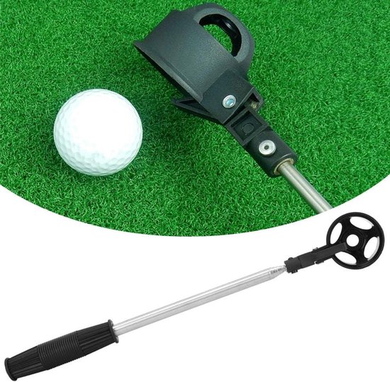 Telescopische golfbal-picker en retriever van roestvrij staal, 200 cm lang, ideaal voor golfers en golfaccessoires — afbeelding 3