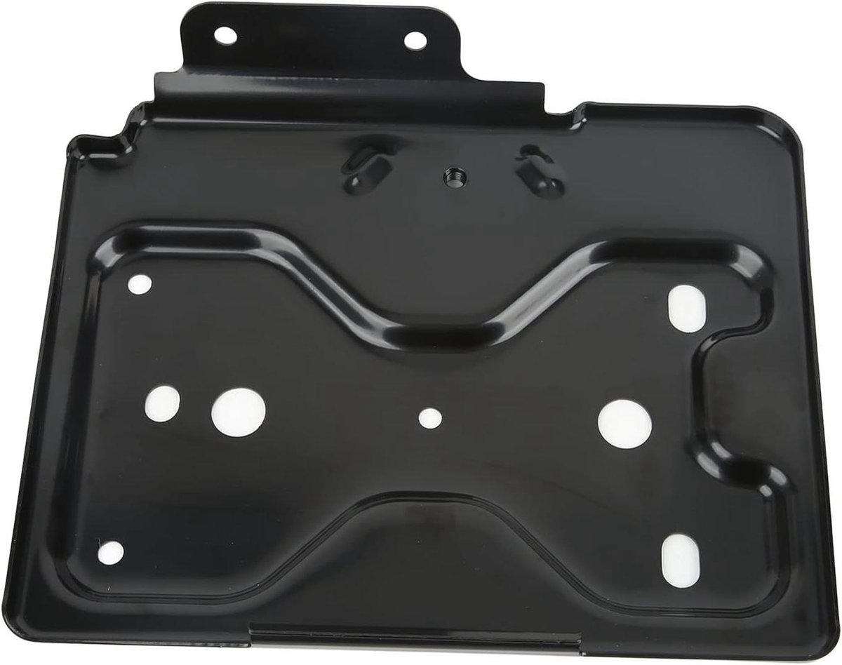 Batterijhouder Links - Accuhouder Auto - Voertuigonderhoud - Metalen Constructie - 31x26x6 cm - Zilver