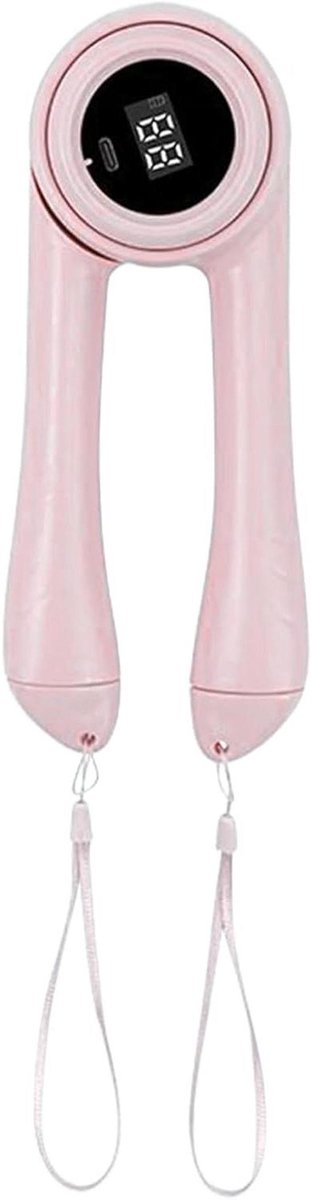 Arm Trainer - Borsttrainer Polsversterker - Kracht Training - Digitaal Telapparaat - 26 x 10 x 9 cm - Roze