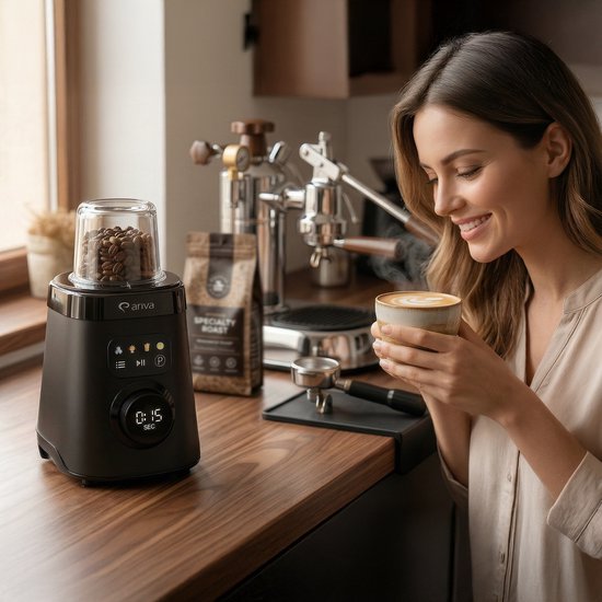 ARIVA-Blender-1500W-1.5L-2 in 1-250G kruidenmolen-Ook voor koffiebonen-Auto clean-RVS van Ariva — afbeelding 3
