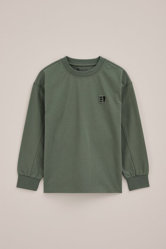 WE Fashion Jongens oversized T-shirt met patch