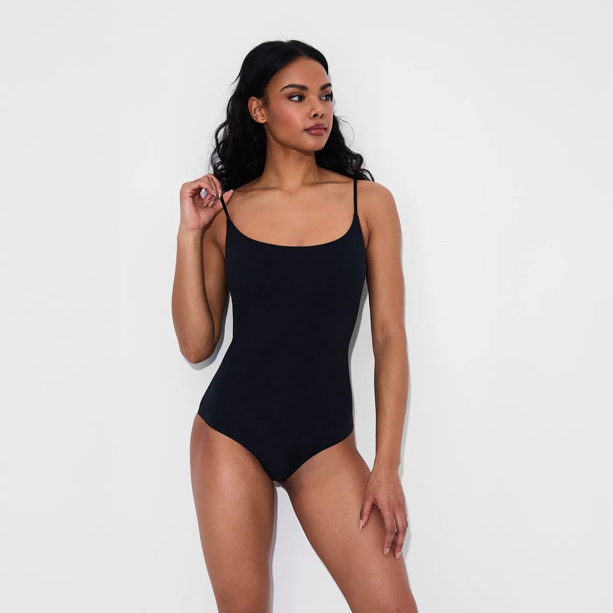 Cami Bodysuit String-Zwart-M