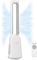 Auronic Torenventilator - Bladeless Model 2 in 1 - Luchtreiniger met HEPA-filter - Ventilator - 10 Standen - Afstandsbediening - 105 cm - Wit