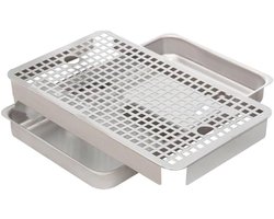 Bierdruppelbak - Opvangbak - Barbecue Gemak - Roestvrij Staal - 60 cm - Zilver