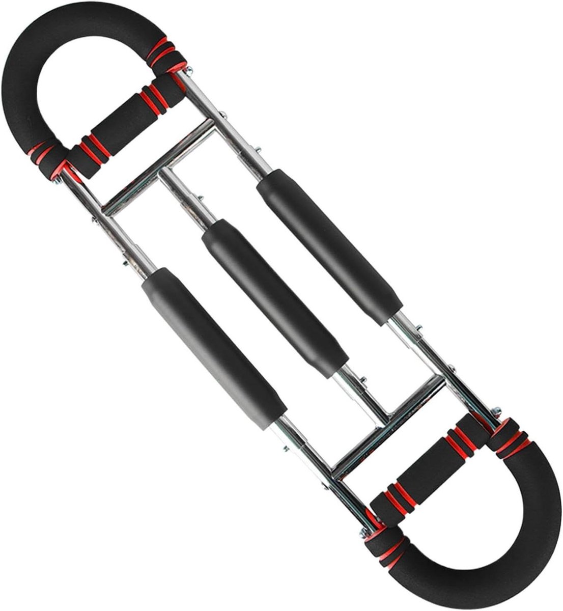 Arm Trainer - Kracht Trainer - Kracht Opbouwen - Drievoudige Veerweerstand - 17x70CM - Rood