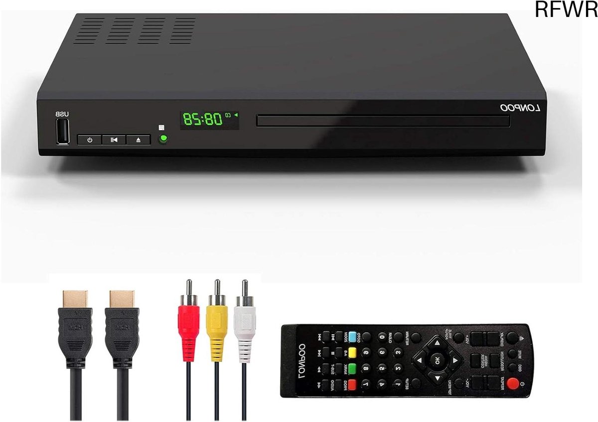 DVD Speler met HDMI - Blu Ray Spelers - Externe DVVD Speler - Zwart - Entertainment