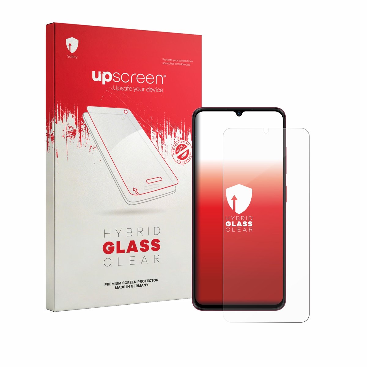 upscreen - Screenprotector voor AI+ Nova 2 - Folie Beschermfolie Beschermglas transparant