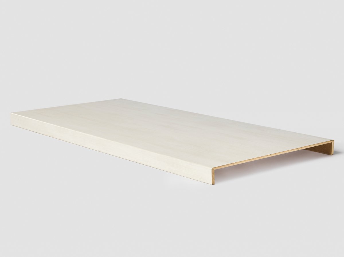 Maestro Dubbele Traptrede Laminaat Witte Eik – 1300x610x56 mm | Traprenovatie