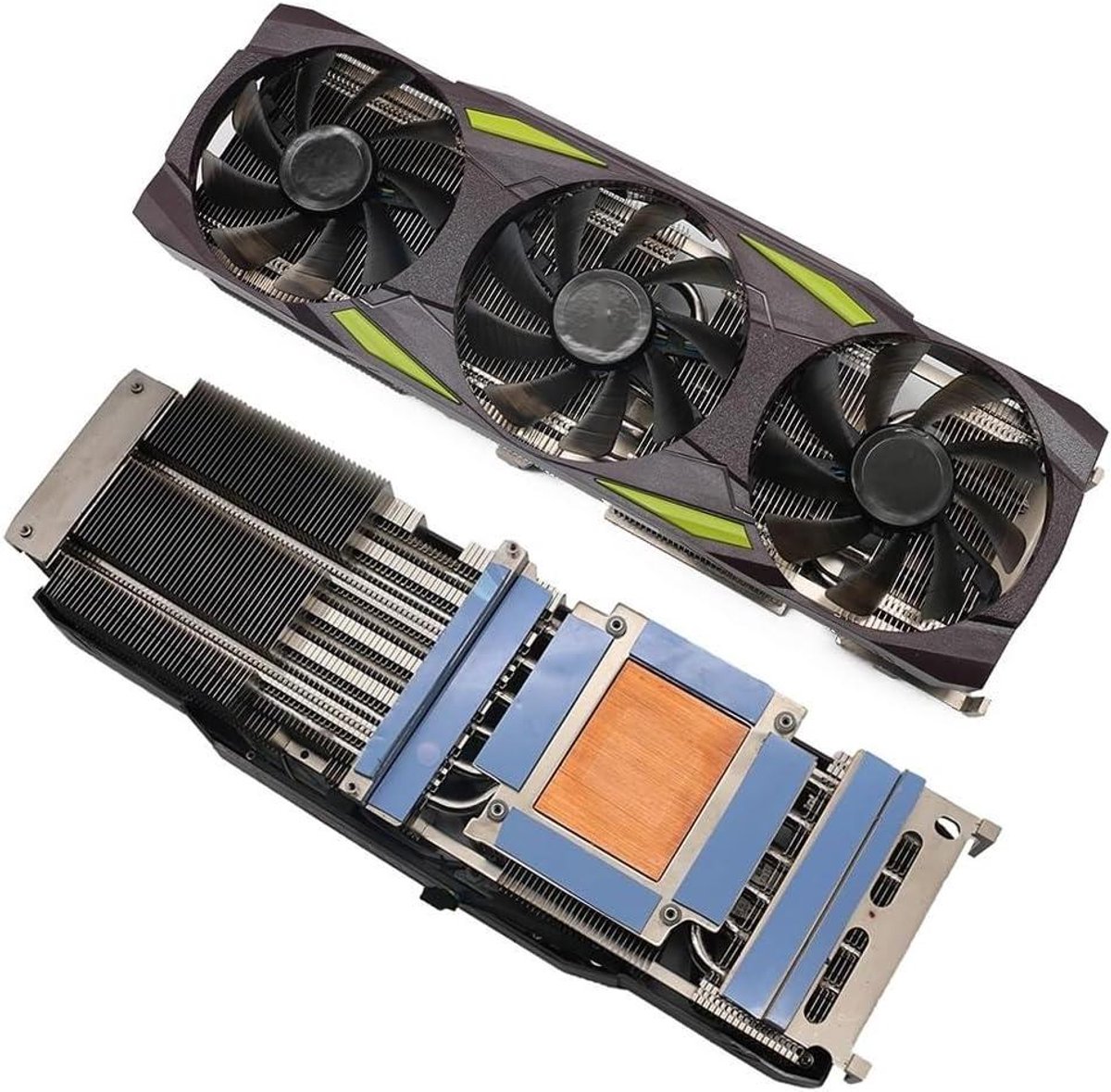 Grafische Kaart Koeler - GPU Ventilator - Componenten Koelen - Efficiënte Warmteafvoer - 3 Fans - Zwart